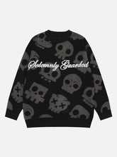 Tie Dye Crucifix Knit Sweater