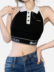 Contrasting Colors Two-Piece T Shirt