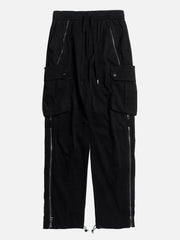 Big Pocket Long Zip Up Cargo Pants