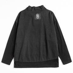 Dark Patchwork Print Sweatshirt