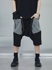 Patchwork Samurai Cargo Shorts