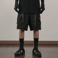 Function Long Zip Up Cargo Shorts