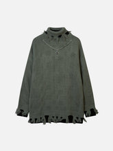 Vintage Cross Necklace Sweater