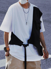 Detachable Patchwork Tee
