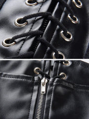 High Waist Pleated Skirt
