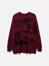 Film Effect Abstraite Sweater
