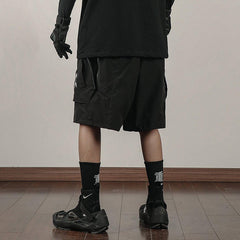 Function Long Zip Up Cargo Shorts