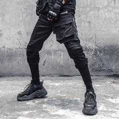 Dark Removable Pocket Cargo Pants