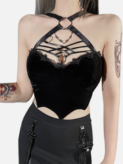 Sexy Cross Straps Vest