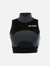 "KL ALLEN" Patchwork Hollow Vest