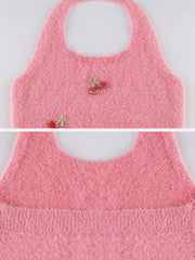Cherry Sweater Vest