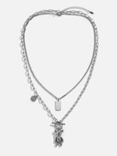 Double-decker Violent Bear Necklace