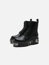 Thick Sole Lace Up Martin Boots