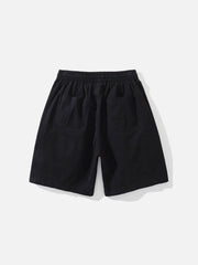 Multi Pockets Zip Up Shorts