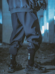 Zip Up Foot Mouth Cargo Pants