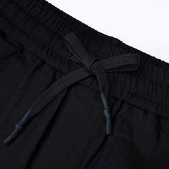 Side Patchwork PU Cargo Pants