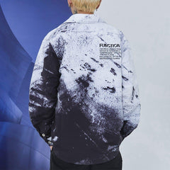 Full Gradient Splash Ink Jacket