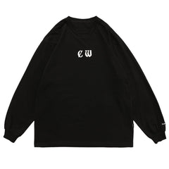 Forest Trailer Print Oversized Sweatshirt