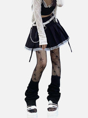 Star Pattern Net Socks