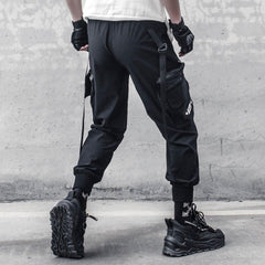 Multi Pockets Ribbon Function Pants