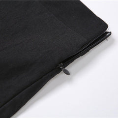 High Waist Cut-out Flared Pants