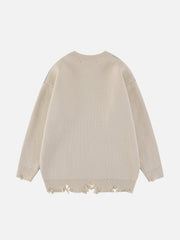 Cross Dragon Bone Knit Sweater