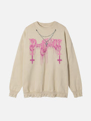 3D Gothic Alphabet Sweater