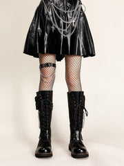Rock Punk Chain Motorcycle Boots