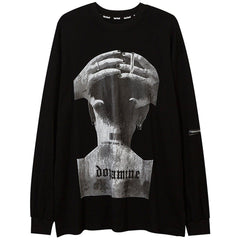 Phantom Alphabet Prisoner Print Sweatshirt