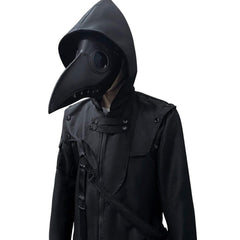 Dark Irregular Ribbons Long Jacket