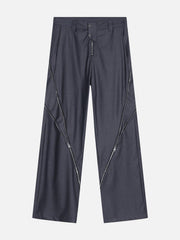 Zip Up Split Pants