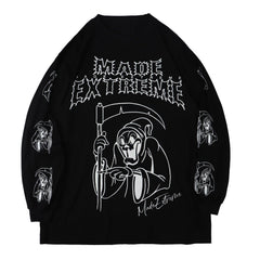 Devil Ghost Print Sweatshirt