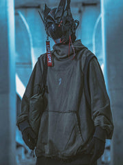 Patchwork Functional Hoodie