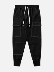 Topstitched Pocket Cargo Pant