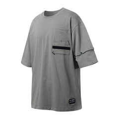 Interchangeable Sleeves Pocket Tee