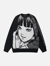 "Tomie" Cartoon Knit Sweater