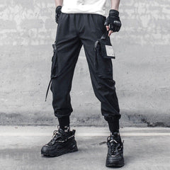 Multi Pockets Ribbon Function Pants