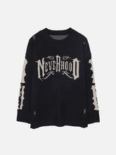 Fire Cross Letters Sweater