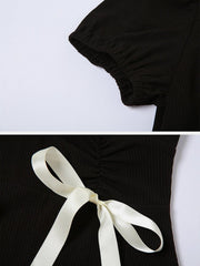 Bow Tie Ribbon Dress
