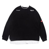 Fake Two Print Sweatshirt