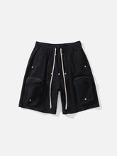 Multi Pockets Zip Up Shorts