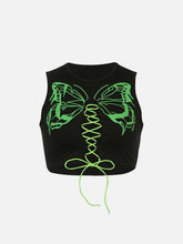 Butterfly Bandage Cropped Vest
