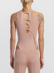 Hollow Elastic Jumpsuit