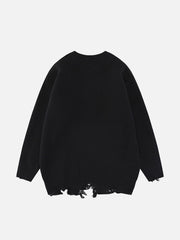 Cross Dragon Bone Knit Sweater