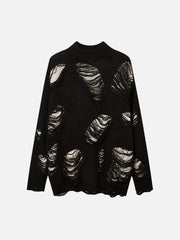 Hole Cut Out Sweater