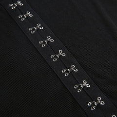 Irregular Personalized Buckle Dress