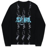 Dark Unreal Snake Print Sweatshirt