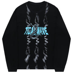 Dark Unreal Snake Print Sweatshirt