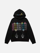 Embroidery Letters Hoodie