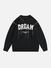 Letter Line Design Sweater
